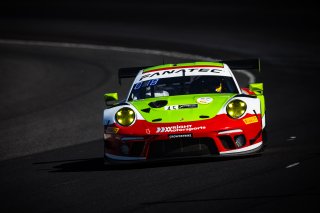#45 Porsche 911 GT3-R (991.ii) of Charlie Luck, Elia Erhart and Jan Heylen, Wright Motorsports, Pro-Am, Indy 8 Hours, Intercontinental GT Challenge, Indianapolis Motor Speedway, Indianapolis, Indiana, Oct 2022.
 | Fabian Lagunas/SRO        