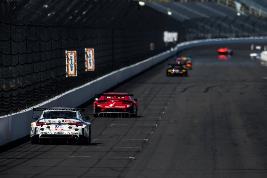 #96 BMW M4 GT3 of Michael Dinan, Indy 8 Hours, Intercontinental GT Challenge, Indianapolis Motor Speedway, Indianapolis, Indiana, Oct 2022.

