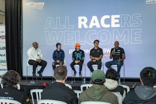 Driving Diversity Panel Forum, SRO America, Indianapolis Motor Speedway, Indianapolis, Indiana, Oct 2022.
 | Brian Cleary/SRO  