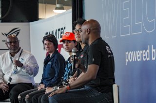 Driving Diversity Panel Forum, SRO America, Indianapolis Motor Speedway, Indianapolis, Indiana, Oct 2022.
 | Brian Cleary/SRO  