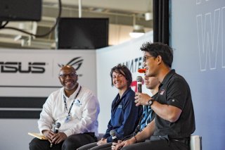 Driving Diversity Panel Forum, SRO America, Indianapolis Motor Speedway, Indianapolis, Indiana, Oct 2022.
 | Brian Cleary/SRO  