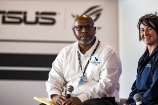 Driving Diversity Panel Forum, SRO America, Indianapolis Motor Speedway, Indianapolis, Indiana, Oct 2022.
 | Brian Cleary/SRO  