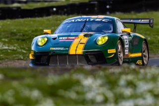 #120 Porsche 911 GT3-R (991.ii) of Adam Adelson and Elliott Skeer, Wright Motorsports, GT World Challenge America, Pro-Am, April 2023., CA, SRO America, Sonoma, Sonoma Raceway
 | Fabian Lagunas / SRO