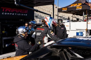 #33 Ferrari 296 GT3 of Justin Wetherill and Ryan Dalziel, April 2023., CA, GT World Challenge America, Pro, SRO America, Sonoma, Sonoma Raceway, Triarsi Competizione
 | Fabian Lagunas / SRO