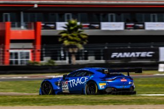 #007 Aston Martin Vantage AMR GT3 of Derek DeBoer and Valentin Hasse Clot, April 2023., Aston Martin Racing-TRG, GT World Challenge America, LA, NOLA Motorsports Park, New Orleans, Pro-Am, SRO America
 | Fabian Lagunas / SRO