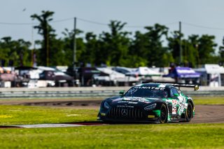 #43 Mercedes-AMG GT3 of Andy Pilgrim and Anthony Bartone, Am, April 2023., GT World Challenge America, LA, NOLA Motorsports Park, New Orleans, RealTime Racing, SRO America
 | Fabian Lagunas / SRO