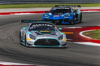 #19 Mercedes-AMG GT3 of Will Hardeman and Alan Metni, Esses Racing with Mercedes-Benz of Austin, GT World Challenge America, Pro-Am, FANATEC GT World Challenge America Powered by AWS, SRO America, COTA, Austin, TX May 17 - 19 2024.
 | Fabian Lagunas / SRO