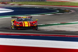 #88 Ferrari 296 GT3 of Custodio Toledo and Riccardo Agostini, AF Corse, GT World Challenge America, Pro-Am, SRO America, FANATEC GT World Challenge America Powered by AWS, COTA, Austin, TX May 17 - 19 2024.
 | Fabian Lagunas / SRO