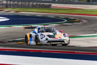 #85 Porsche 992 GT3-R of Spencer Pumpelly and Trent Hindman, RS1, GT World Challenge America, Pro, SRO America, FANATEC GT World Challenge America Powered by AWS, COTA, Austin, TX May 17 - 19 2024.
 | Fabian Lagunas / SRO