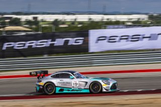 #19 Mercedes-AMG GT3 of Will Hardeman and Alan Metni, Esses Racing with Mercedes-Benz of Austin, GT World Challenge America, Pro-Am, FANATEC GT World Challenge America Powered by AWS, SRO America, COTA, Austin, TX May 17 - 19 2024.
 | Fabian Lagunas / SRO
