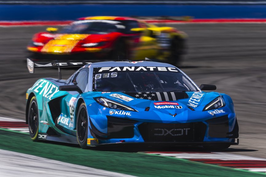 #08 Chevrolet Corvette Z06 GT3.R of Scott Smithson and Bryan Sellers, DXDT Racing, GT World Challenge America, Pro-Am, FANATEC GT World Challenge America Powered by AWS, SRO America, COTA, Austin, TX May 17 - 19 2024.

