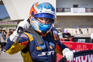 #38 BMW M4 GT3 of Samantha Tan and Neil Verhagen, ST Racing, GT World Challenge America, Pro-Am, SRO America, FANATEC GT World Challenge America Powered by AWS, COTA, Austin, TX May 17 - 19 2024.
 | Fabian Lagunas / SRO