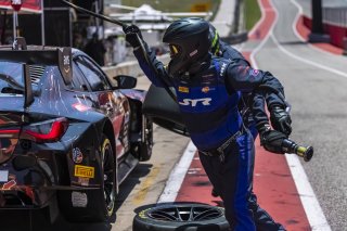 #28 BMW M4 GT3 of Varun Chocksey and Bill Auberlen, ST Racing, GT World Challenge America, Pro, SRO America, FANATEC GT World Challenge America Powered by AWS, COTA, Austin, TX May 17 - 19 2024.
 | Fabian Lagunas / SRO