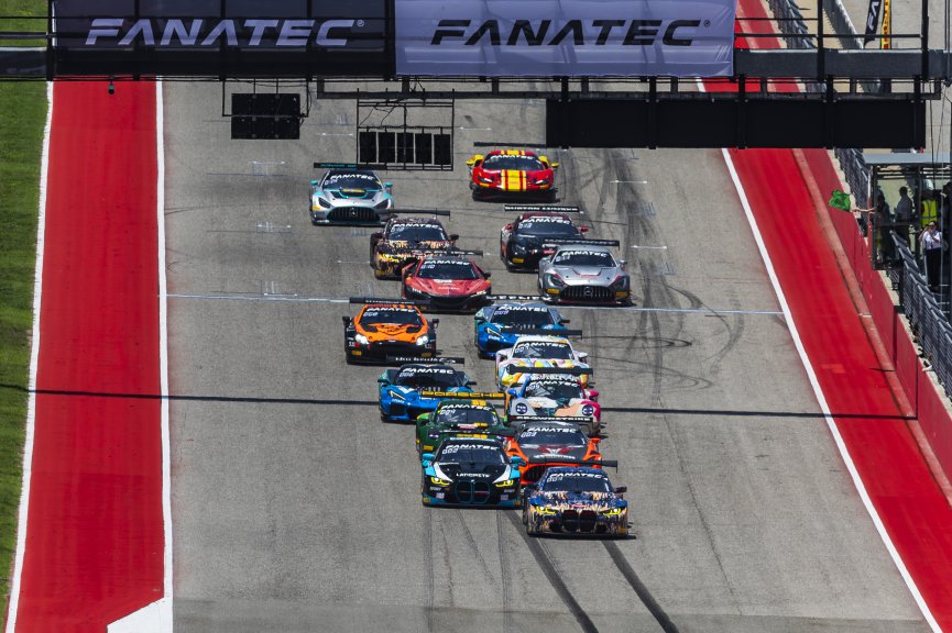 #38 BMW M4 GT3 of Samantha Tan and Neil Verhagen, ST Racing, GT World Challenge America, Pro-Am, SRO America, FANATEC GT World Challenge America Powered by AWS, COTA, Austin, TX May 17 - 19 2024.
