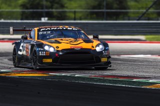#8 Aston Martin Vantage AMR GT3 2024 of Elias Sabo and Andy Lee, TXying Lizard Motorsports, GT World Challenge America, Pro-Am, FANATEC GT World Challenge America Powered by AWS, SRO America, COTA, Austin, TX May 17 - 19 2024.
 | Fabian Lagunas / SRO