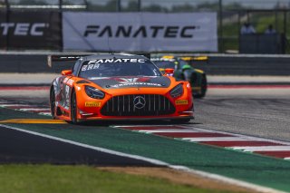 #04 Mercedes-AMG GT3 of George Kurtz and Colin Braun, Crowdstrike by Riley Motorsports, GT World Challenge America, Pro-Am, FANATEC GT World Challenge America Powered by AWS, SRO America, COTA, Austin, TX May 17 - 19 2024.
 | Fabian Lagunas / SRO