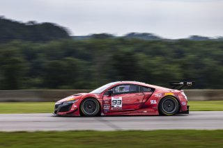 #93 Acura NSX GT3 EVO22 of Luca Mars and Zach Veach, Racers Edge Motorsports, GT World Challenge America, Pro, FANATEC GT World Challenge America Powered by AWS, SRO America, VIR, Alton, VA July 19 - 21 2024.
 | Fabian Lagunas / SRO           