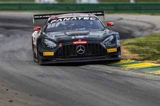 #91 Mercedes-AMG GT3 of Jeff Burton and Philip Ellis, Regulator Racing, GT World Challenge America, Pro-Am, SRO America, FANATEC GT World Challenge America Powered by AWS, VIR, Alton, VA July 19 - 21 2024.
 | Fabian Lagunas / SRO           