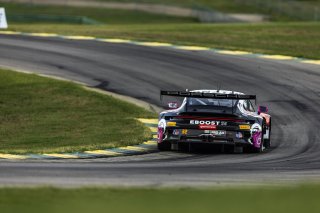 #32 Porsche 911 GT3-R of Kyle Washington and Tom Sargent, GMG Racing, GT World Challenge America, Pro-Am, FANATEC GT World Challenge America Powered by AWS, VIR, Alton, VA July 19 - 21 2024.
 | Fabian Lagunas / SRO           