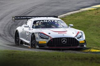 #50 Mercedes-AMG GT3 of Ross Chouest and Aaron Povoledo, Chouest Povoledo Racing, Pro-Am, GT World Challenge America, FANATEC GT World Challenge America Powered by AWS, VIR, Alton, VA July 19 - 21 2024.
 | Fabian Lagunas / SRO           