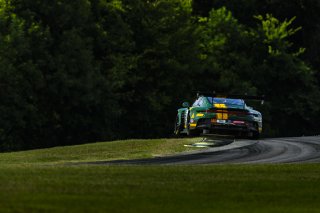 #120 Porsche 911 GT3-R of Adam Adelson and Elliott Skeer, Wright Motorsports, GT World Challenge America, Pro, FANATEC GT World Challenge America Powered by AWS, SRO America, VIR, Alton, VA July 19 - 21 2024.
 | Fabian Lagunas / SRO           