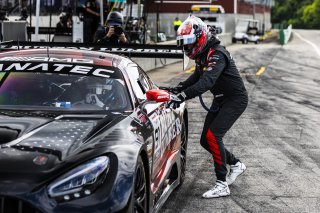 #91 Mercedes-AMG GT3 of Jeff Burton and Philip Ellis, Regulator Racing, GT World Challenge America, Pro-Am, SRO America, FANATEC GT World Challenge America Powered by AWS, VIR, Alton, VA July 19 - 21 2024.
 | Fabian Lagunas / SRO      