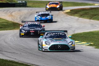 #19 Mercedes-AMG GT3 of Will Hardeman and Alan Metni, Esses Racing with Mercedes-Benz of Austin, GT World Challenge America, Pro-Am, FANATEC GT World Challenge America Powered by AWS, SRO America, VIR, Alton, VA July 19 - 21 2024.
 | Fabian Lagunas / SRO           