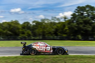 #91 Mercedes-AMG GT3 of Jeff Burton and Philip Ellis, Regulator Racing, GT World Challenge America, Pro-Am, SRO America, FANATEC GT World Challenge America Powered by AWS, VIR, Alton, VA July 19 - 21 2024.
 | Fabian Lagunas / SRO      