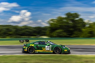 #120 Porsche 911 GT3-R of Adam Adelson and Elliott Skeer, Wright Motorsports, GT World Challenge America, Pro, FANATEC GT World Challenge America Powered by AWS, SRO America, VIR, Alton, VA July 19 - 21 2024.
 | Fabian Lagunas / SRO      