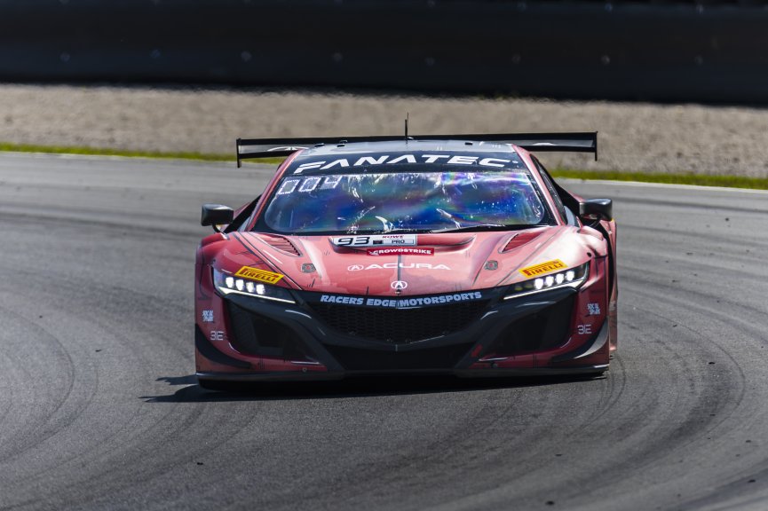 #93 Acura NSX GT3 EVO22 of Luca Mars and Zach Veach, Racers Edge Motorsports, GT World Challenge America, Pro, FANATEC GT World Challenge America Powered by AWS, SRO America, Road America, Elkhart Lake, WI August 16 - 18 2024.
