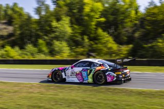 #32 Porsche 911 GT3-R of Kyle Washington and Tom Sargent, GMG Racing, GT World Challenge America, Pro-Am, FANATEC GT World Challenge America Powered by AWS, Road America, Elkhart Lake, WI August 16 - 18 2024.
 | Fabian Lagunas / SRO           