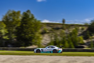 #19 Mercedes-AMG GT3 of Will Hardeman and Alan Metni, Esses Racing with Mercedes-Benz of Austin, GT World Challenge America, Pro-Am, FANATEC GT World Challenge America Powered by AWS, SRO America, Road America, Elkhart Lake, WI August 16 - 18 2024.
 | Fabian Lagunas / SRO           