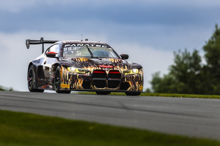 #28 BMW M4 GT3 of Varun Chocksey and Bill Auberlen, ST Racing, GT World Challenge America, Pro, SRO America, FANATEC GT World Challenge America Powered by AWS, Road America, Elkhart Lake, WI August 16 - 18 2024.
