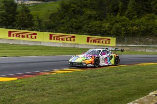 #32 Porsche 911 GT3-R of Kyle Washington and Tom Sargent, GMG Racing, GT World Challenge America, Pro-Am, FANATEC GT World Challenge America Powered by AWS, Road America, Elkhart Lake, WI August 16 - 18 2024.
 | Fabian Lagunas / SRO      