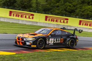 #8 BMW M4 GT3 2024 of Elias Sabo and Andy Lee, Flying Lizard Motorsports, GT World Challenge America, Pro-Am, FANATEC GT World Challenge America Powered by AWS, SRO America, Road America, Elkhart Lake, WI August 16 - 18 2024.
 | Fabian Lagunas / SRO      