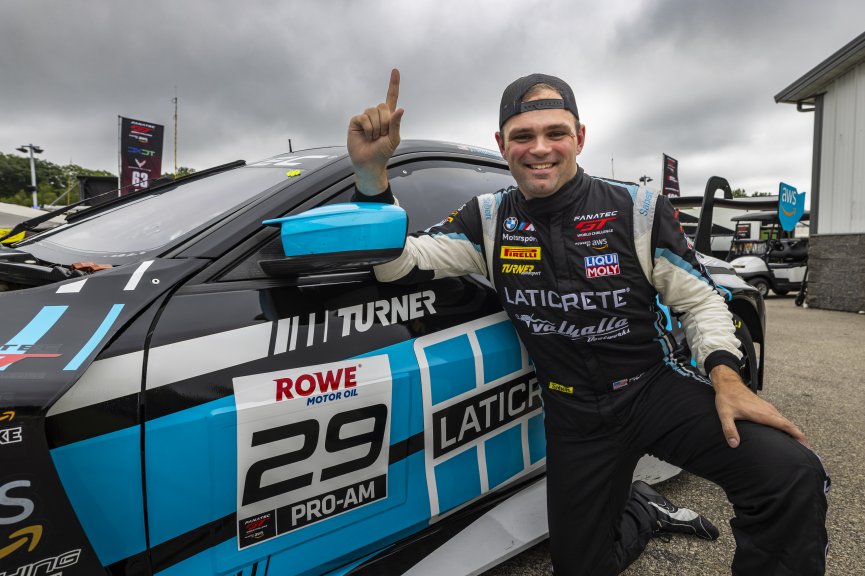 #29 BMW M4 GT3 of Justin Rothberg and Robby Foley, Turner Motorsport, GT World Challenge America, Pro-Am, FANATEC GT World Challenge America Powered by AWS, Road America, Elkhart Lake, WI August 16 - 18 2024.
