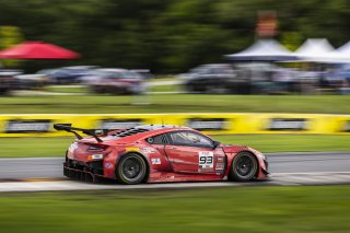 #93 Acura NSX GT3 EVO22 of Luca Mars and Zach Veach, Racers Edge Motorsports, GT World Challenge America, Pro, FANATEC GT World Challenge America Powered by AWS, SRO America, Road America, Elkhart Lake, WI August 16 - 18 2024.
 | Fabian Lagunas / SRO      