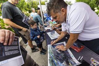Autograph session at FANATEC GT World Challenge America Powered by AWS, SRO America, Road America, Elkhart Lake, WI August 16 - 18 2024.
 | Fabian Lagunas / SRO      