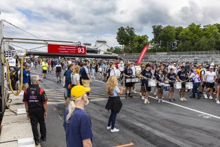 Grid walk at FANATEC GT World Challenge America Powered by AWS, SRO America, Road America, Elkhart Lake, WI August 16 - 18 2024.
 | Fabian Lagunas / SRO      