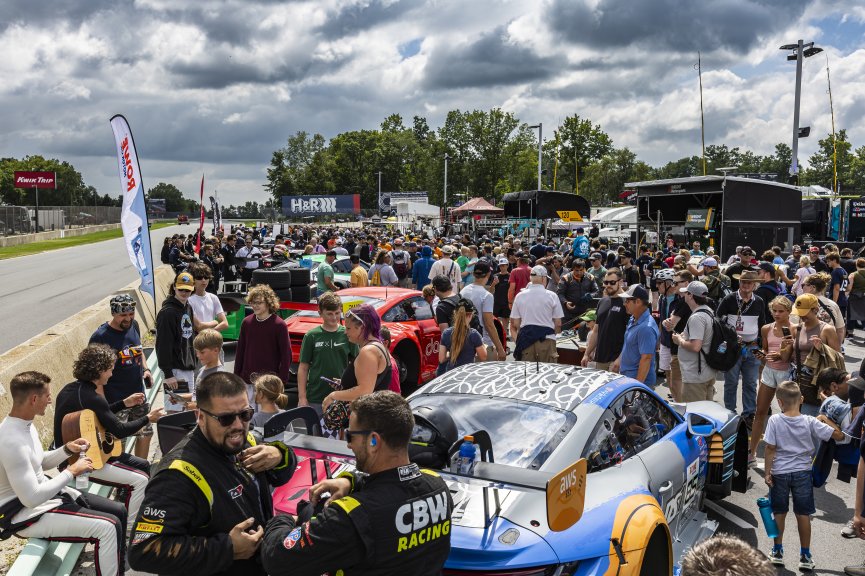 Grid walk at FANATEC GT World Challenge America Powered by AWS, SRO America, Road America, Elkhart Lake, WI August 16 - 18 2024.
