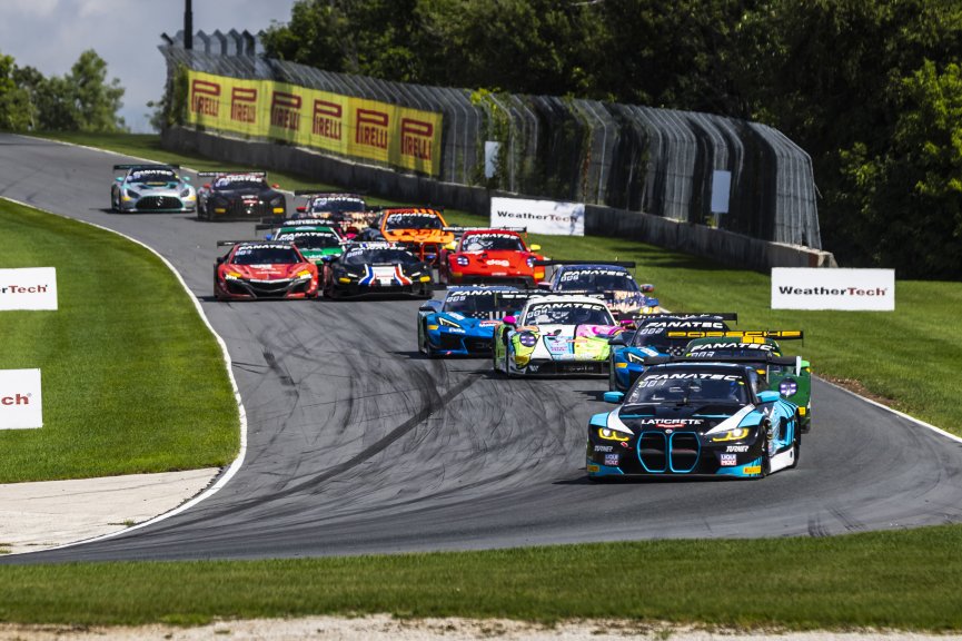 #29 BMW M4 GT3 of Justin Rothberg and Robby Foley, Turner Motorsport, GT World Challenge America, Pro-Am, FANATEC GT World Challenge America Powered by AWS, Road America, Elkhart Lake, WI August 16 - 18 2024.
