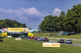 #19 Mercedes-AMG GT3 of Will Hardeman and Alan Metni, Esses Racing with Mercedes-Benz of Austin, GT World Challenge America, Pro-Am, FANATEC GT World Challenge America Powered by AWS, SRO America, Road America, Elkhart Lake, WI August 16 - 18 2024.
 | Fabian Lagunas / SRO           