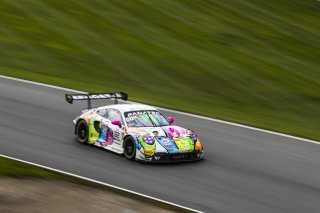 #32 Porsche 911 GT3-R of Kyle Washington and Tom Sargent, GMG Racing, GT World Challenge America, Pro-Am, FANATEC GT World Challenge America Powered by AWS, Road America, Elkhart Lake, WI August 16 - 18 2024.
 | Fabian Lagunas / SRO           