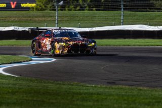 #28 BMW M4 GT3 of Varun Chocksey, Bill Auberlen, and Philipp Eng, ST Racing, GT World Challenge America, Pro, SRO America, FANATEC GT World Challenge America Powered by AWS, INDY, Indianapolis, IN October 3 - 6 2024.
 | Fabian Lagunas/SRO
