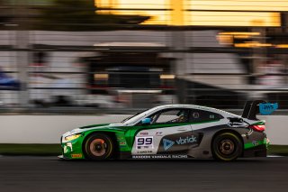 #99 BMW M4 GT3 of Kenton Koch, Conor Daly, and Connor De Phillippi, Random Vandals Racing, IGTC, IGTC Pro, FANATEC GT World Challenge America Powered by AWS, SRO America, INDY, Indianapolis, IN October 3 - 6 2024.
 | Fabian Lagunas/SRO
