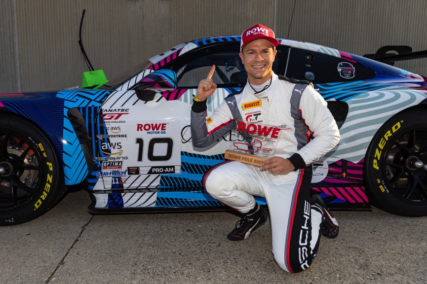 #10 Porsche 992 GT3 R of Antares Au, Loek Hartog, and Patric Niederhauser, Herberth Motorsport, IGTC, Pro-Am, FANATEC GT World Challenge America Powered by AWS, SRO America, INDY, Indianapolis, IN October 3 - 6 2024.
