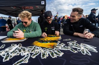 Autograph session at FANATEC GT World Challenge America Powered by AWS, SRO America, INDY, Indianapolis, IN October 3 - 6 2024.
 | SRO Motorsports Group