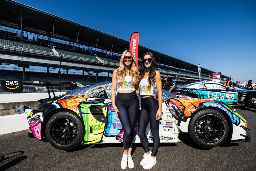 Grid walk at FANATEC GT World Challenge America Powered by AWS, SRO America, INDY, Indianapolis, IN October 3 - 6 2024.

