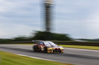 #28 BMW M4 GT3 of Varun Chocksey and Bill Auberlen, ST Racing, GT World Challenge America, Pro, SRO America, FANATEC GT World Challenge America Powered by AWS, Barber Motorsports Park, Leeds, AL September 6 - 8 2024.
 | Fabian Lagunas