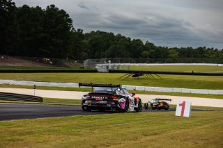 #32 Porsche 911 GT3-R of Kyle Washington and Tom Sargent, GMG Racing, GT World Challenge America, Pro-Am, FANATEC GT World Challenge America Powered by AWS, Barber Motorsports Park, Leeds, AL September 6 - 8 2024.
 | Fabian Lagunas